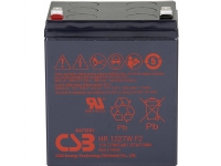 CSB Battery HR 1227W high-rate HR1227WF2 Blybatteri 12 V 6,2 Ah Blyfilt (B x H x D) 90 x 106 x 70 mm Platt plugg 6,35 mm platt plugg 4,8 mm Underhållsfritt,