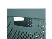 Curver Infinity Recycled 40L laundry basket green