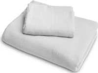 Sensillo MUSLIN SENGE 2-DELT. GRÅ 100X135 CM