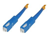 MicroConnect - Nettverkskabel - SC/UPC-enkeltmodus (hann) til SC/UPC-enkeltmodus (hann) - 5 m - fiberoptisk - 9 / 125 micron - halogenfri - gul PC tilbehør - Kabler og adaptere - Nettverkskabler