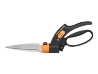 Fiskars Servo-System GS42 – Grass shear – fiberglass-reinforced plastic – 32.2 cm – black with orange handle