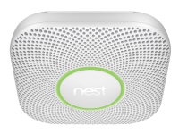 Nest Protect 2nd Generation – Flerfunktionssensor – trådlös – 802.11b/g/n Bluetooth 4.0 802.15.4 – vit