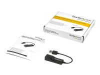 StarTech.com USB 2.0 to 10/100 Mbps Ethernet Network Adapter Dongle - USB Network Adapter - USB 2.0 Fast Ethernet Adapter - USB NIC (USB2100) - Nettverksadapter - USB 2.0 - 10/100 Ethernet - svart PC tilbehør - Nettverk - Nettverkskort