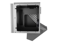 Bilde av Azza Cube Mini 805 - Mini-itx-tårn - Sidepanel Med Vindu (herdet Glass) - Ingen Strømforsyning (atx) - Sølv - Usb/lyd
