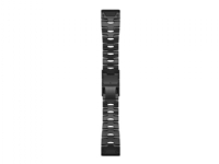 Garmin QuickFit - Klokkestropp for smart armbåndsur - karbongrå DLC - for fenix 6X Pro, Pro Solar, Sapphire  Tactix Delta, Delta - Solar Edition