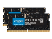 Crucial – DDR5 – sats – 32 GB: 2 x 16 GB – SO DIMM 262-pin – 4800 MHz / PC5-38400 – CL40 – 1.1 V – ej buffrad – icke ECC