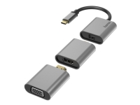 Hama USB-C 6-i-1 videoadaptersett