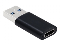 Qoltec – USB-adapter – USB (han) till 24 pin USB-C (hun) – sort