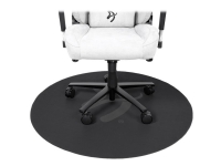 Arozzi Zona - Stolmatte for kontor - rund - 121 cm - grå