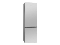 Bomann KG 184.1 - Kjøleskap/fryser - bunnfryser - bredde: 55 cm - dybde: 55.8 cm - høyde: 180 cm - 269 liter - Klasse D - rustfritt stål-optikk Hvitevarer - Kjøl og frys - Kjøle/fryseskap