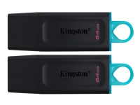 Kingston DataTraveler Exodia – USB flash-enhet – 64 GB – USB 3.2 Gen 1 (paket om 2)