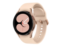 Samsung Galaxy Watch4 – 40 mm – guldrosa – smart klocka med sportband – rosa – display 1.19 – 16 GB – NFC Wi-Fi Bluetooth – 25.9 g