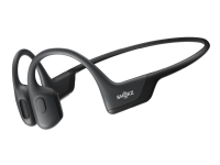 AfterShokz OpenRun Pro – Hörlurar med mikrofon – öppet öra – montering bakom nacken – Bluetooth – trådlös – svart