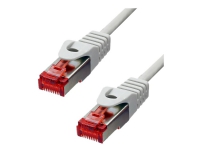 ProXtend – Patch-kabel – RJ-45 (hane) till RJ-45 (hane) – 50 cm – 5.8 mm – F/UTP (folieöverdraget oskärmat tvinnat par) – CAT 6 – halogenfri hakfri tvinnad – grå