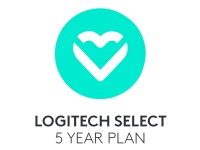 Logitech Select – Utökat serviceavtal – utbyte av delar i förväg – 5 år – svarstid: 1 arbetsdag – 1 rum