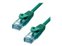 ProXtend – Patch-kabel – RJ-45 (hane) till RJ-45 (hane) – 7 m – 6 mm – UTP – CAT 6a – IEEE 802.3at – halogenfri formpressad hakfri tvinnad – grön