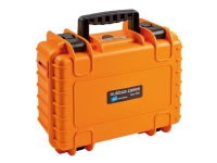 B&W outdoor.case Type 3000 - Hard eske for aksjonskamera / tilbehør - polypropylen - oransje Foto og video - Vesker - Kompakt
