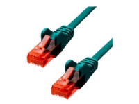 ProXtend – Patch-kabel – RJ-45 (hane) till RJ-45 (hane) – 20 m – 5 mm – UTP – CAT 6 – IEEE 802.3af – startad hakfri tvinnad – grön