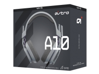 ASTRO Gaming A10 Gen 2 – Headset – fullstorlek – kabelansluten – 3,5 mm kontakt – grå