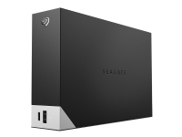 Seagate One Touch with hub STLC10000400 - Harddisk - 10 TB - ekstern (stasjonær) - USB 3.0 - svart - med Seagate Rescue Data Recovery PC-Komponenter - Harddisk og lagring - Ekstern Harddisker