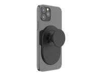 PopSockets PopGrip – Fingergrepp/vikbart ställ för mobiltelefon – för MagSafe – svart