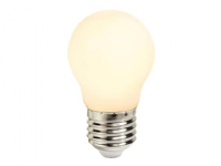 Nordlux Smart – LED-glödlampa med filament – form: G45 – E27 – 4.7 W – klass E – varmt till kallt vitt ljus – 2200-6500 K – mjölkvit