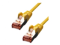 ProXtend – Nätverkskabel – RJ-45 (hane) till RJ-45 (hane) – 1.5 m – 5.8 mm – F/UTP (folieöverdraget oskärmat tvinnat par) – CAT 6 – IEEE 802.3af – hakfri tvinnad – gul