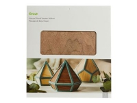 Cricut Natural Wood Veneer - Håndverksmateriale - 305 x 305 mm - 2 ark - valnøtt - tre