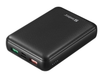 Sandberg - Strømbank - 15000 mAh - 55.5 Wh - 45 watt - 4.5 A - PD, QC 3.0 - 3 utgangskontakter (2 x USB, 24 pin USB-C) - på kabel: USB-C Tele & GPS - Batteri & Ladere - Kraftbanker