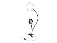 Dörr LED Selfie Ring Light SLR-16 Bi-color - Lys på kamera - 1 hoder x 64 lampe - LED - DC Foto og video - Foto- og videotilbehør - Diverse