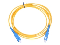 Extralink - Koblingskabel - SC/UPC-enkeltmodus (hann) til SC/UPC-enkeltmodus (hann) - 1 m - 3 mm - fiberoptisk - simpleks - G.657.A1 PC tilbehør - Kabler og adaptere - Nettverkskabler