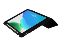 DICOTA Folio Case - Lommebok for nettbrett - termoplast-polyuretan (TPU), polykarbonat, gjenvunnet PET - svart - 11 - for Apple 10.9-inch iPad Air (4. generasjon)  11-inch iPad Pro (3. generasjon)