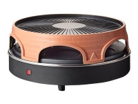 Emerio PO-113255.4 – Pizza oven/grill/raclette – 1.8 kW – terrakotta-orange