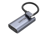 Unitek V1414A - Video adapter - 24 pin USB-C hann til HDMI hunn - 15 cm - romgrå - 8K 60Hz støtte PC tilbehør - Kabler og adaptere - Videokabler og adaptere
