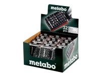 Metabo - Spissett for skrutrekker - 32 deler - torx, phillips, pozidriv, hex, slot, inngrepssikret torx - lengde: 25 mm - for Metabo BS 14.4 MOBILE WERKSTATT El-verktøy - Tilbehør - Bits & Borsett
