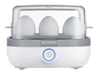 SEVERIN EK 3164 - Eggkoker - 420 W - hvit/grå Kjøkkenapparater - Kjøkkenmaskiner - Eggekoker