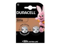 Duracell – Batteri 2 x CR2016 – Li – 90 mAh