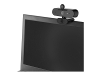 DICOTA Webcam PRO Plus 4K – Webbkamera – färg – 3840 x 2160 – 2160p – ljud – USB 2.0