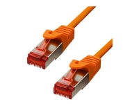 ProXtend – Patch-kabel – RJ-45 (hane) till RJ-45 (hane) – 50 cm – 5.8 mm – F/UTP (folieöverdraget oskärmat tvinnat par) – CAT 6 – halogenfri hakfri tvinnad – orange