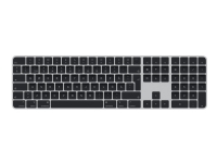 Apple Magic Keyboard with Touch ID and Numeric Keypad - Tastatur - Bluetooth, USB-C - Svensk - black keys PC tilbehør - Mus og tastatur - Tastatur