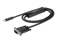 Bilde av Startech.com 3ft (1m) Usb C To Vga Cable, 1920x1200/1080p Usb Type C To Vga Video Active Adapter Cable, Thunderbolt 3 Compatible, Laptop To Vga Monitor/projector, Dp Alt Mode Hbr2 Cable - 1m Usb-c Video Cable (cdp2vgamm1mb) - Ekstern Videoadapter - Usb-c 