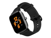Amazfit GTS 2 Mini – Midnattssvart – smart klocka med rem – silikon – midnattssvart – display 1.55 – Bluetooth – 19.5 g