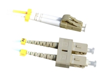 Lanview – Patch-kabel – LC/UPC-multiläge (hane) till SC/UPC-multiläge (hane) – 2 m – 2 mm – fiberoptisk – duplex – 50/125 mikron – OM3 – halogenfri – havsblå