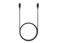 Samsung EP-DX510 - USB-kabel - USB-C (han) til USB-C (han) - USB 2.0 - 5 A - 1,8 m - sort PC tilbehør - Kabler og adaptere - Datakabler