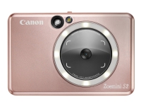 Canon Zoemini S2 – Digitalkamera – kompakt med omedelbar fotoskrivare – 8.0 MP – NFC Bluetooth – guldrosa