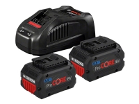 Bosch ProCORE 18V 5,5 AH Ladepakke 2 x 5,5 Ah, med lader