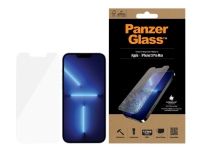 PanzerGlass™ | AntiBacterial – Skärmskydd för mobiltelefon – Standard passform – Kristallklart | Apple iPhone 13 Pro Max