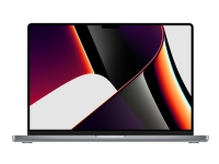 Apple MacBook Pro – M1 Max – M1 Max 32-core GPU – 32 GB RAM – 1 TB SSD – 16.2 3456 x 2234 @ 120 Hz – Wi-Fi 6 – rymdgrå – kbd: dansk