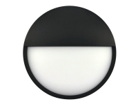 Nordtronic Zaira – Vägglampa – LED – 12 W – klass F – 3000/4000 K – svart RAL 9005
