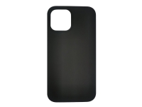 eSTUFF – Baksidesskydd för mobiltelefon – silikon – svart – för Apple iPhone 12 mini